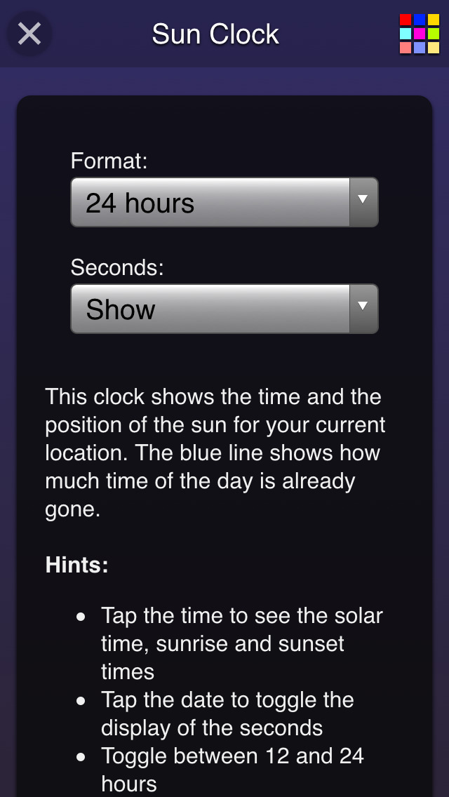 Sun Clock App screenshot 5