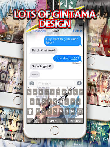 KeyCCM – Manga & Anime : Custom Color & Wallpaper Keyboard Themes For Gintama Style screenshot 5