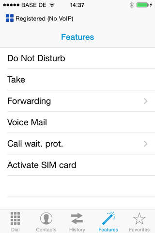 Proximus Forum 500(0) Mobile Client - náhled