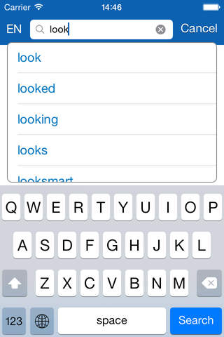 Esperanto <> English Dictionary + Vocabulary train - náhled