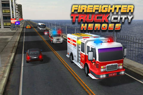 Fire truck emergency rescue 3D simulator free 2016 - náhled