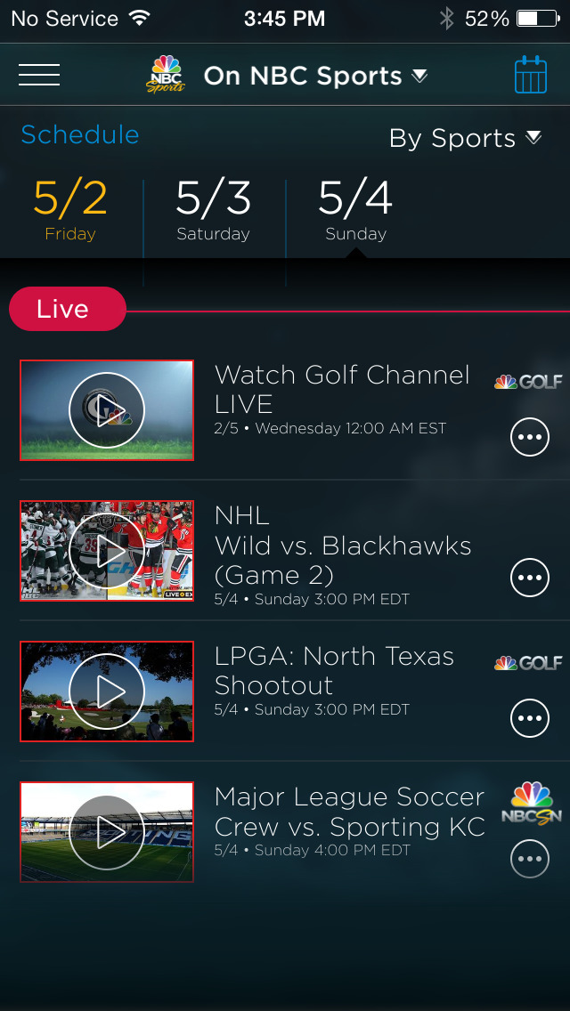 NBC Sports screenshot 3