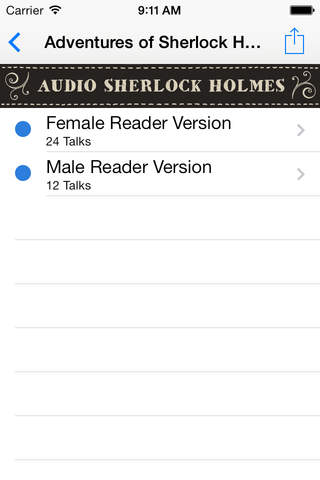 Sherlock Holmes Audio Library - náhled