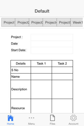 Gantt Schedule - náhled