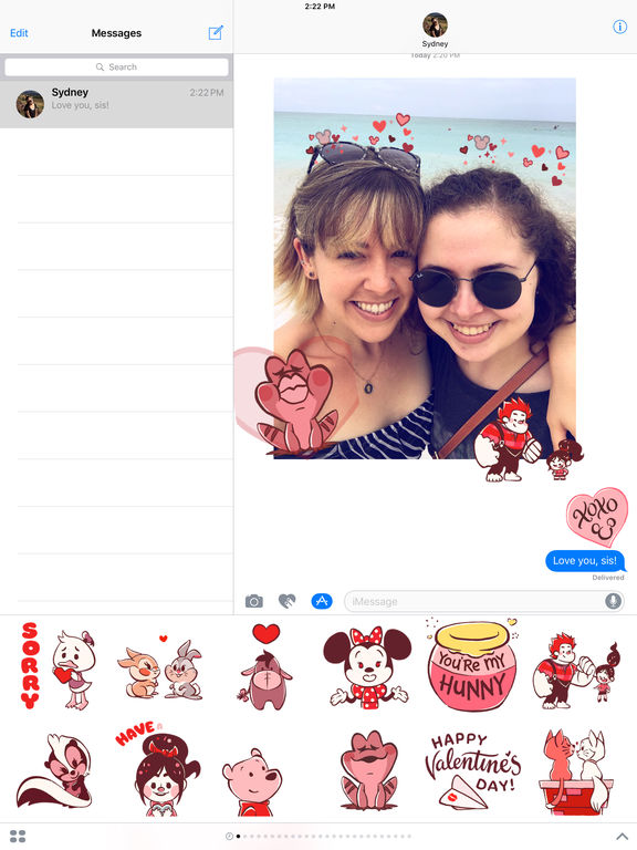Disney Stickers: Love screenshot 8