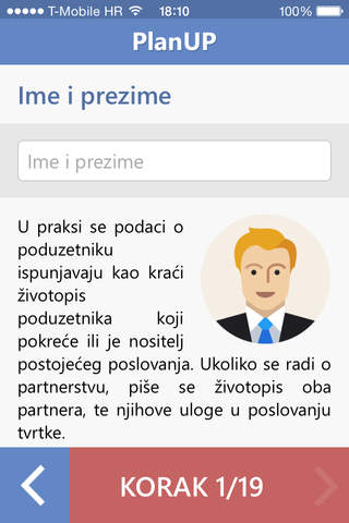 PlanUP - Napravi svoj poslovni plan - náhled