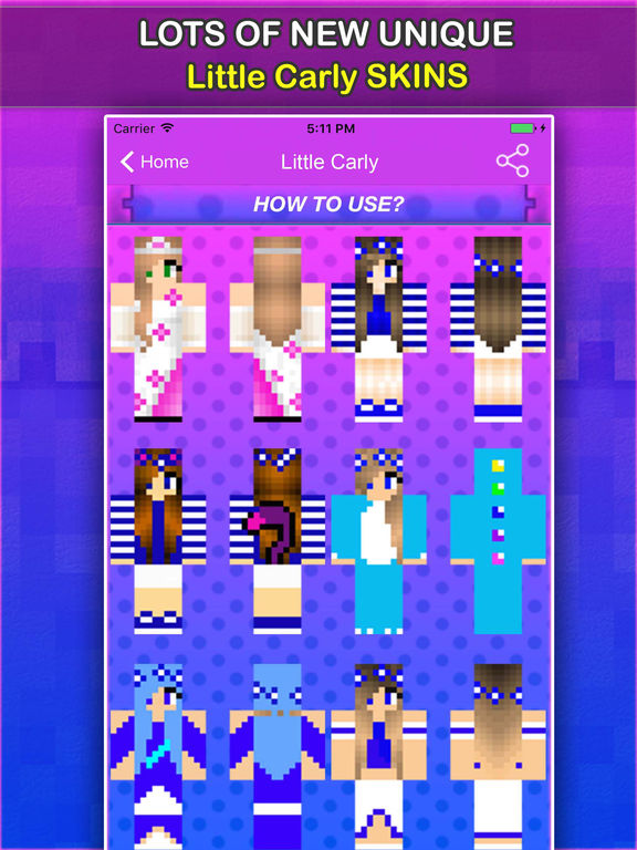 Little Carly Skins For Minecraft Pocket Edition - AppRecs