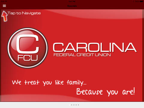 Carolina Federal Credit Union Mobile - náhled