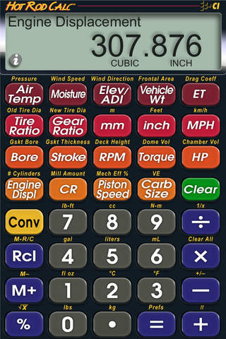Hot Rod Calc Bracket Racer Performance Calculator - náhled