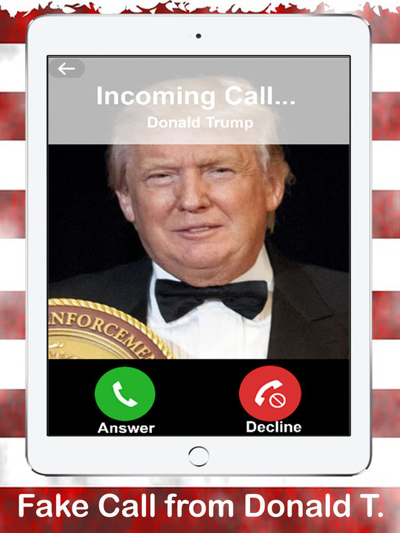 Fake Call From Donald Trump - Prank Your Friends, Apps