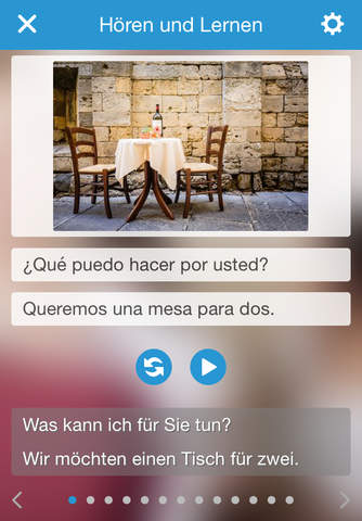 Dialoge Phrasen Wörter lernen - Spanische Sprache - náhled