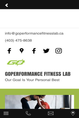 GoPerformance - náhled