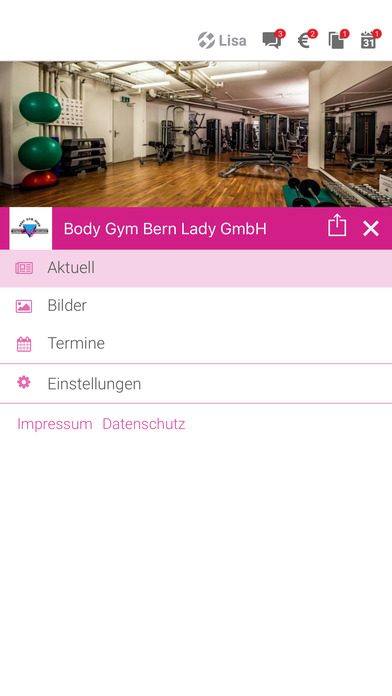 Body Gym Bern Lady screenshot 2