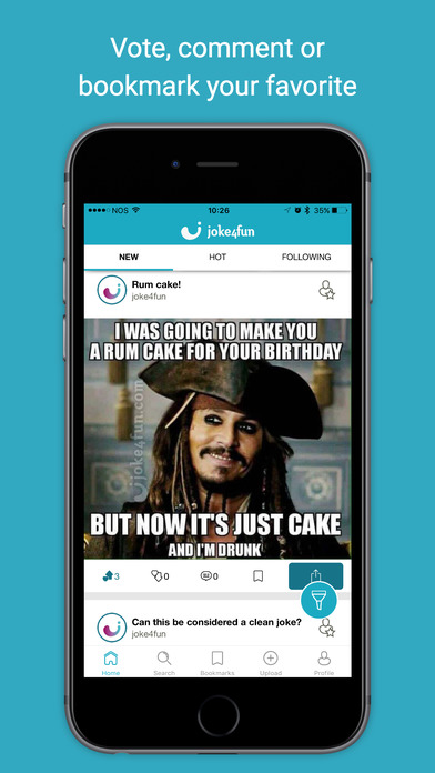 Joke4Fun App: Funny Jokes, Memes, Pics & Videos :) screenshot 4