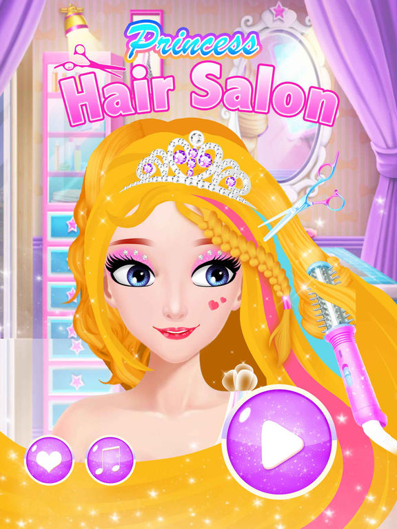 Princess Hair Salon Girls Dream hairstyle Games Apps 148Apps