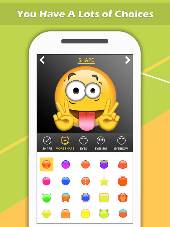 App Shopper: Emoji Maker - Create Personal Chat Emojis,Smiley (Lifestyle)