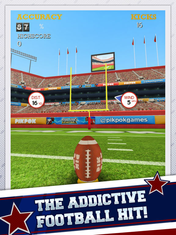 App Shopper: Flick Kick Field Goal Kickoff (Games)