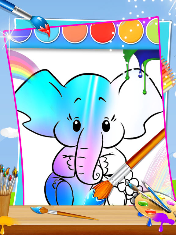 App Shopper: Kids Doodle Color Book - Paint & Draw Game (Games)