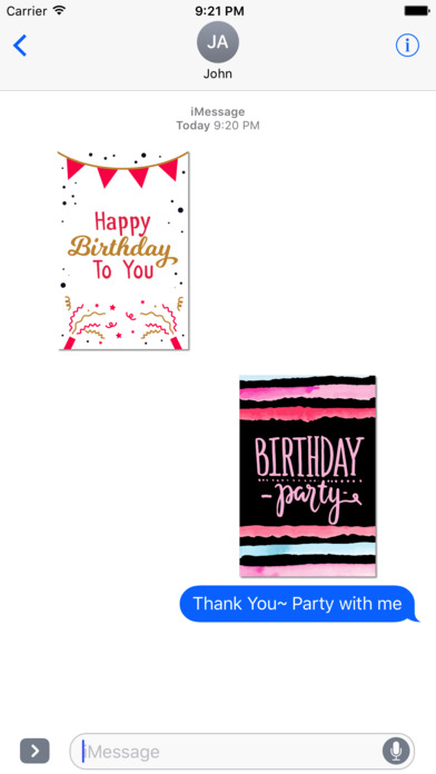 Birthday Card - All about Birthday Wishes Stickers screenshot 5