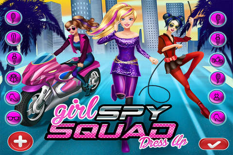 Girls Spy Squad Dress Up - náhled