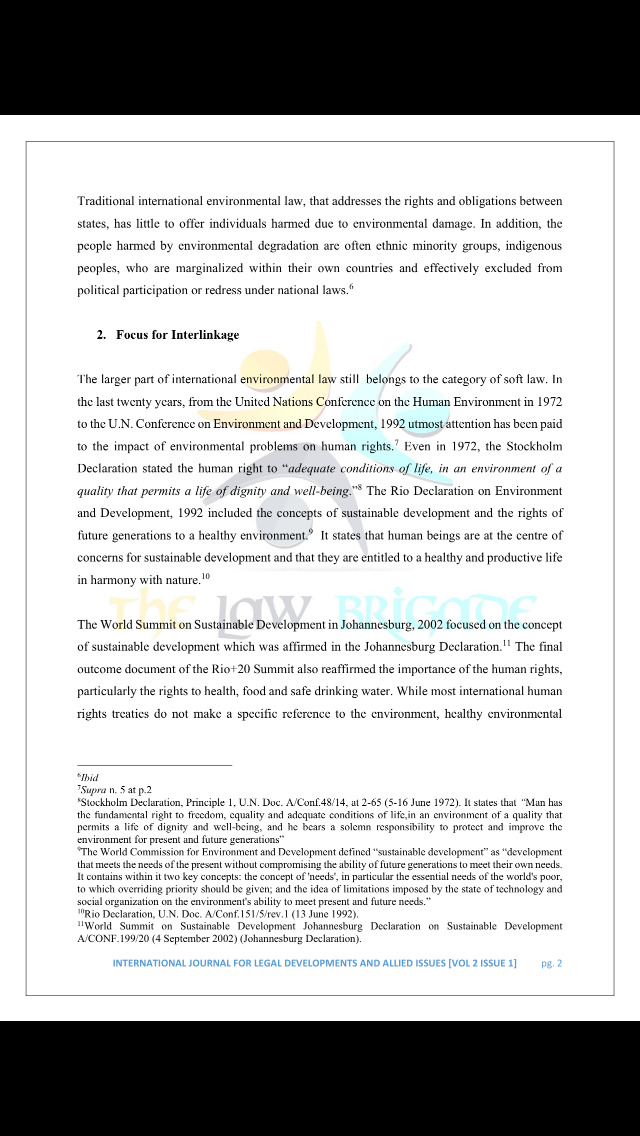 International Journal of Legal Developments And Allied Issues screenshot 3