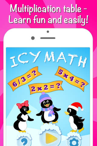 Icy Math - Multiplication table for kids, multipli - náhled