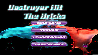 Destroyer Hit The Bricks Pro - Classic Awesome Breaker screenshot 1