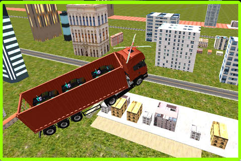 Flying Car Transporter Truck Simulator - Futuristi - náhled