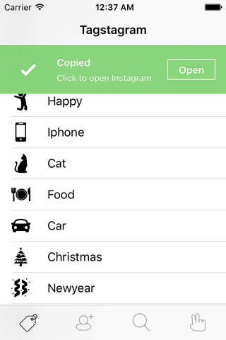Tagstagram - náhled