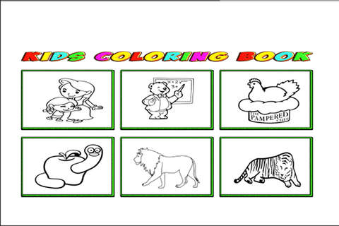 coloring animal games - náhled
