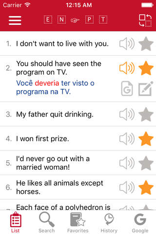 English - Portuguese Common Phrases - náhled