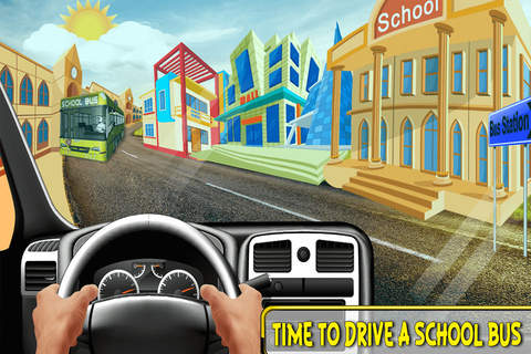 3D School Bus Driver Simulator - náhled