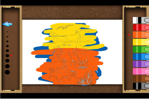 dinosaur world coloring - Discovery & dinosaurs Pa - náhled