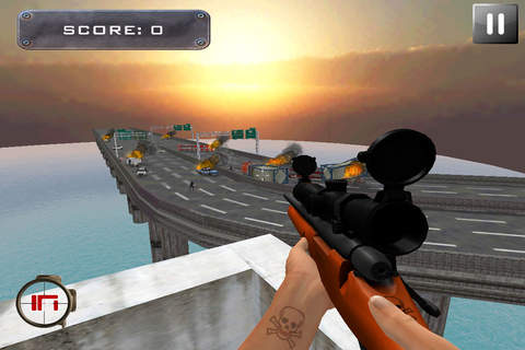 A Zombie Sniper - Highway War Free - náhled