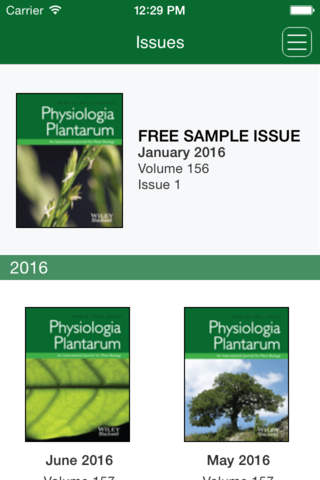 Physiologia Plantarum - náhled