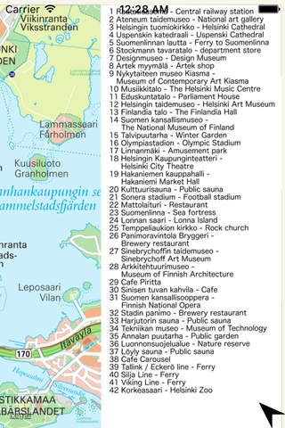 Helsinki kartta - náhled