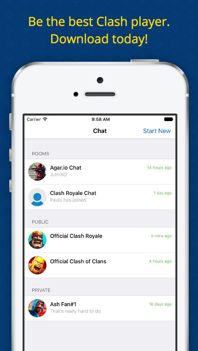 Clan Chat for Clash Royale Cheat Strategy Guide Edition iPhone