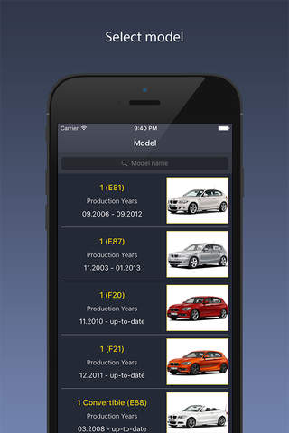 TechApp for BMW - náhled
