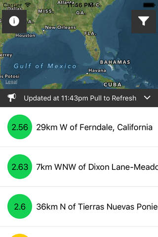 Quake Tracker | Real-Time Earthquakes Map & Inform - náhled