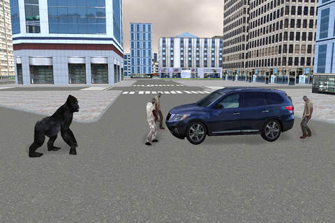 Real Gorilla vs Zombies - City - náhled