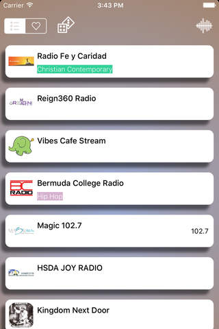 Bermuda Radio - VIBE 103 - náhled