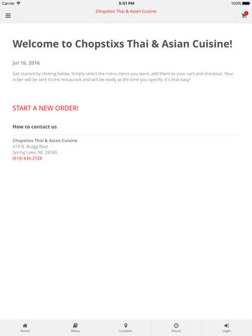 Chopstixs Online Ordering - náhled