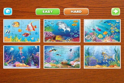 Underwater Puzzle – Sea and Ocean Animals Jigsaw P - náhled