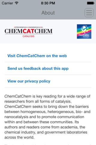 ChemCatChem - náhled