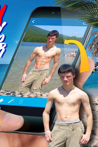 Gym Body Photo Studio Editor - Become a Bodybuilde - náhled