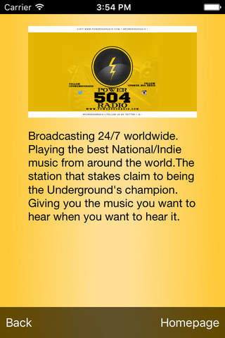 www.Power504Radio.com - náhled