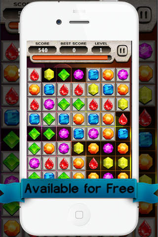 Jewel Mania Match 3 Kids Game - náhled