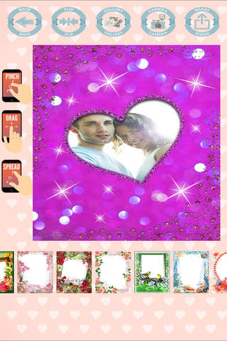 Love frames to create cards with photos - náhled