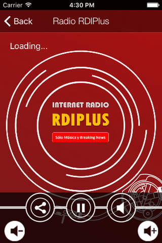 Radio RDIPlus - náhled