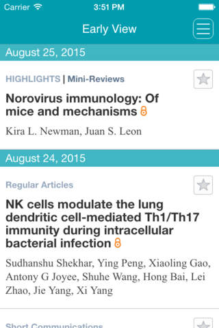 European Journal of Immunology - náhled